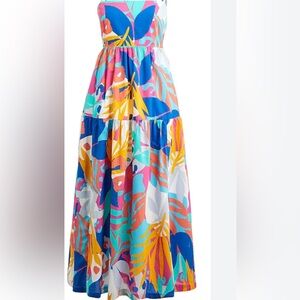 J. Crew Printed Sun Dress.
